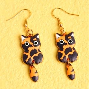 Leopard Cat Earrings